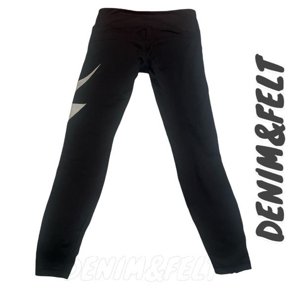 AVIATOR NATION BOLT FULL LENGTH LEGGINGS | Black/Silver | PRELOVED!!🖤⚡️ - Picture 10 of 13